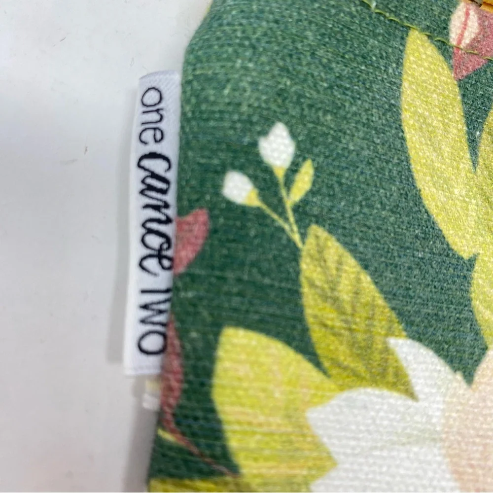 1 Canoe 2 Canvas Floral and Striped Planner Pouch Set